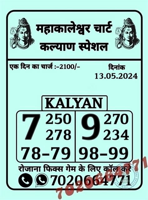 today kalyan guessing number|kalyan night guessing no.